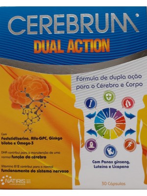 Cerebrum Dual Action - 30 Cápsulas